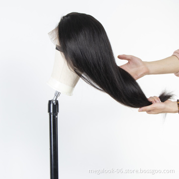 180% Lace Wigs  Human Hair Lace Frontal Wig T Part Remy Brazilian Bone Straight Lace Front Human Hair Wigs